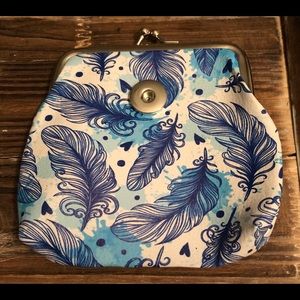 Interchangeable Feather Snap Coin Purse 18mm